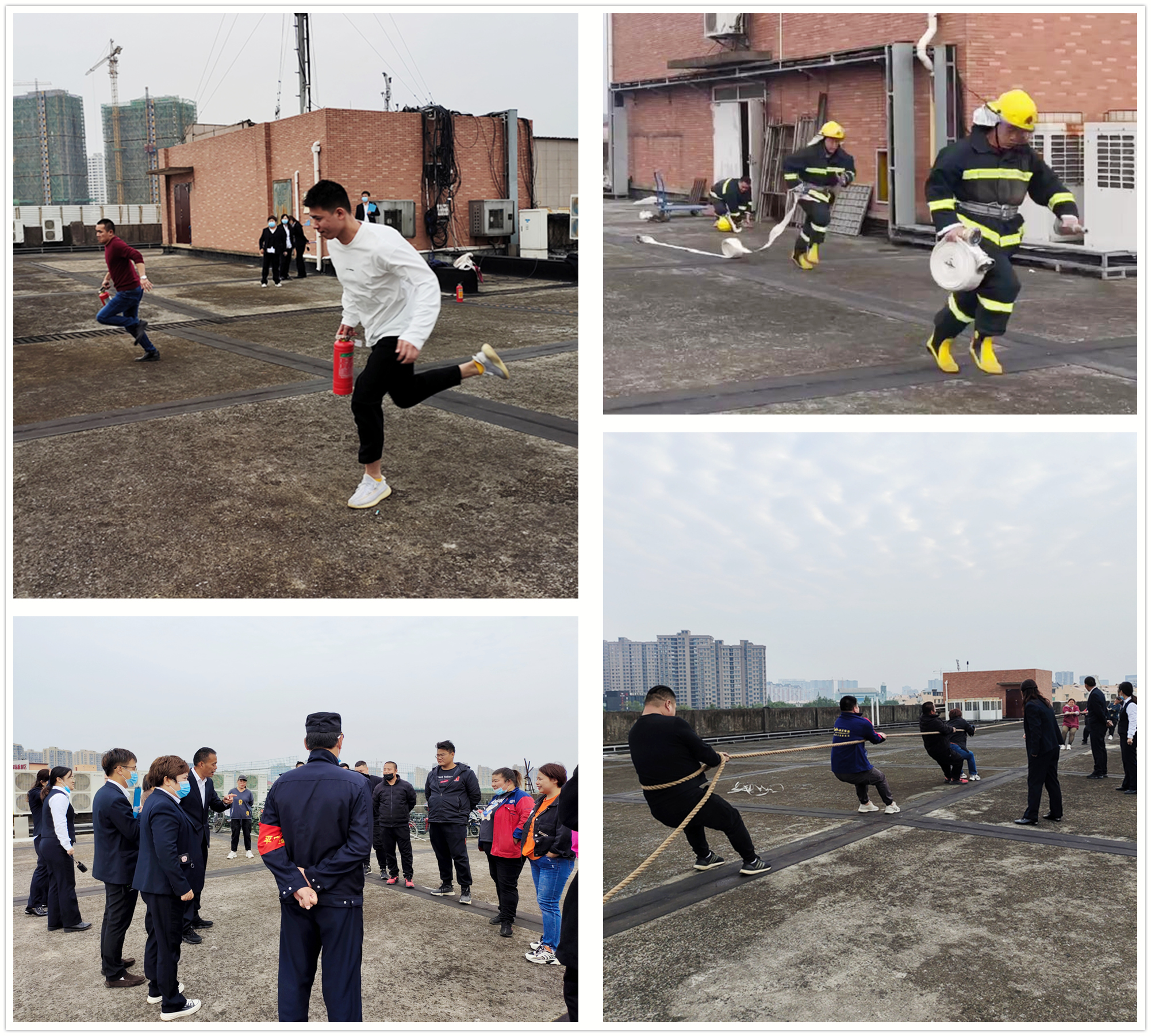 建华市场全力备战消防运动会